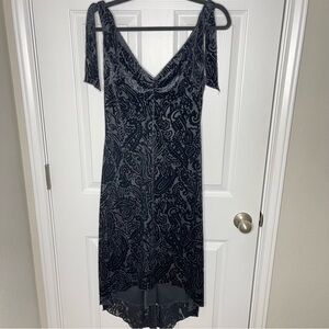 Made in USA Vintage paisley midi dress